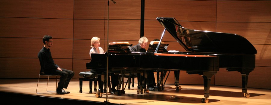 avec Alain Neveux, au Centre San Fedele à Milan